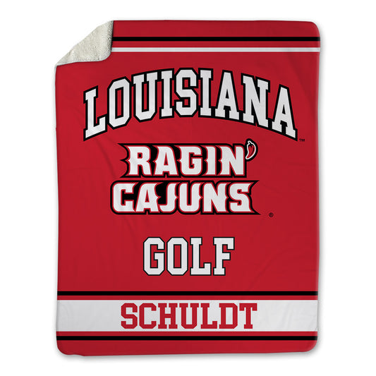 Louisiana - NCAA Men's Golf : Nathan Schuldt - Blanket-0