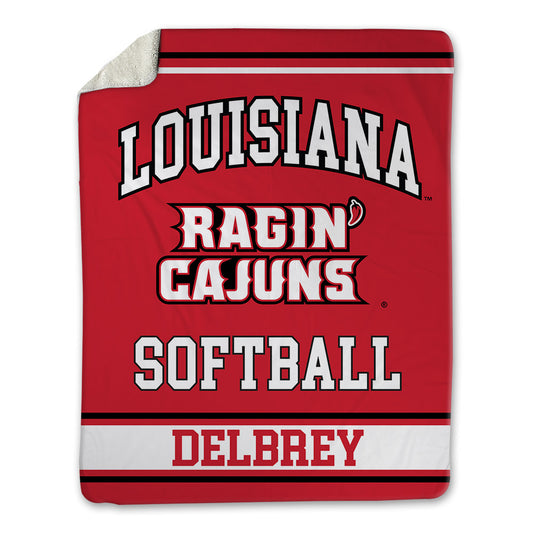 Louisiana - NCAA Softball : Katherine Delbrey - Blanket-0