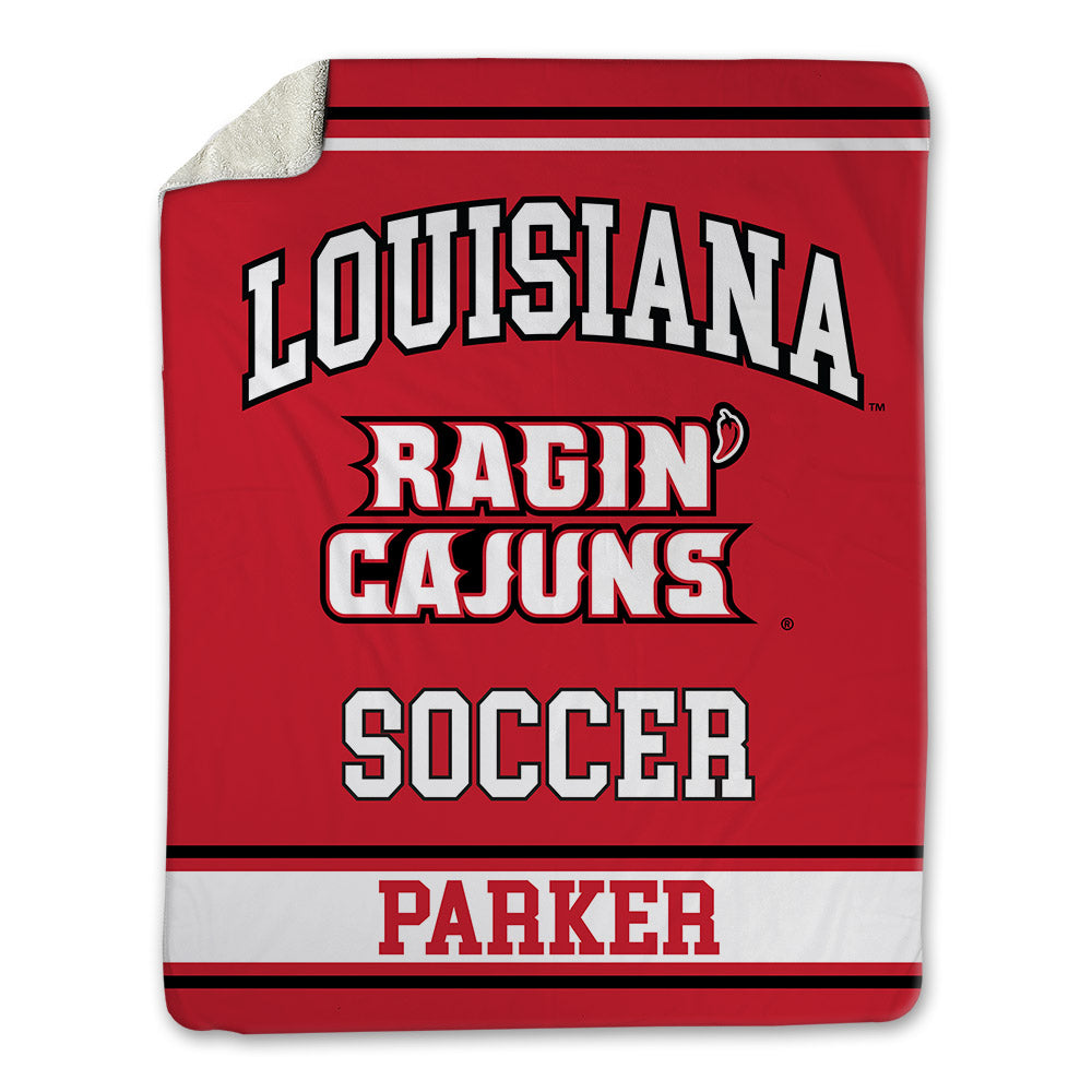 Louisiana - NCAA Women's Soccer : Lily Parker - Blanket-0