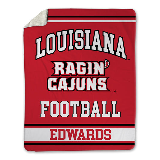 Louisiana - NCAA Football : Chase Edwards - Blanket-0