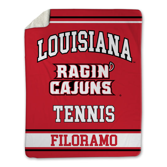 Louisiana - NCAA Men's Tennis : Gianluca Filoramo - Blanket-0