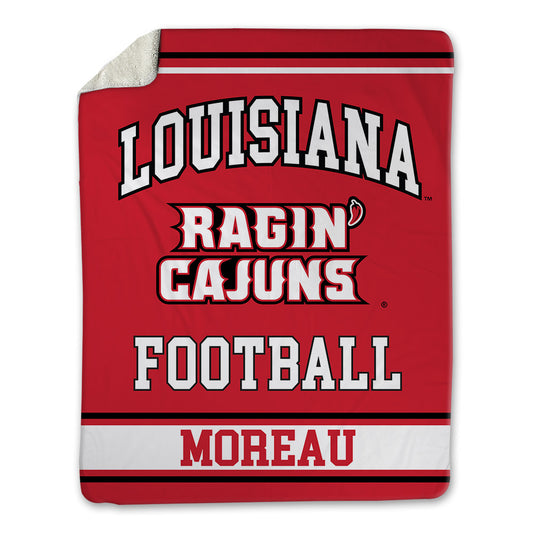 Louisiana - NCAA Football : Kaden Moreau - Blanket-0
