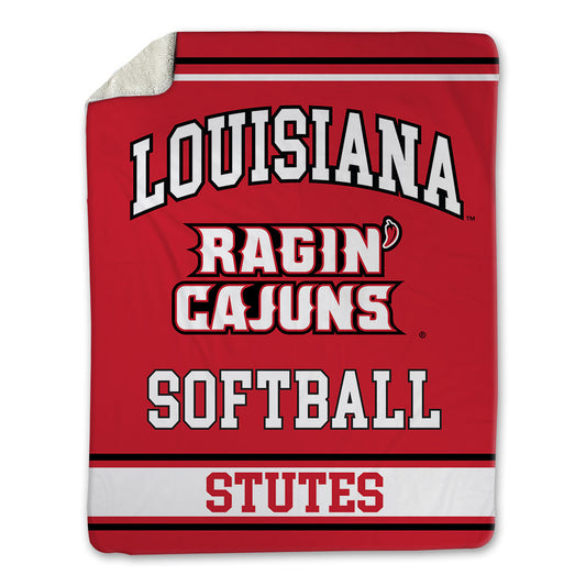 Louisiana - NCAA Softball : Kennedy Stutes - Blanket-0