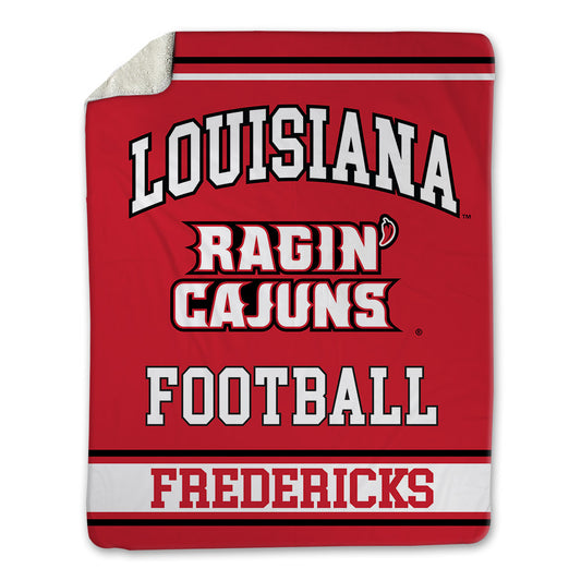 Louisiana - NCAA Football : Jai'Vale Fredericks - Blanket-0