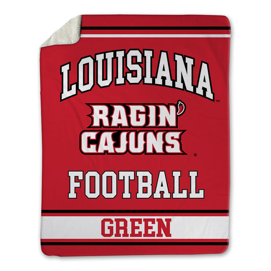 Louisiana - NCAA Football : Luke Green - Blanket-0