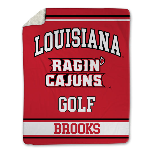 Louisiana - NCAA Men's Golf : James Brooks - Blanket-0