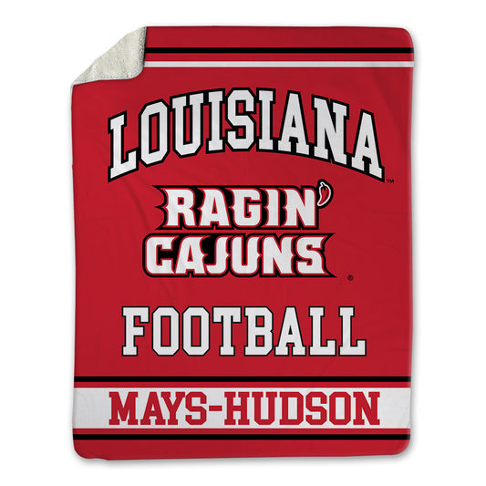 Louisiana - NCAA Football : Jaivale Mays-Hudson - Blanket-0