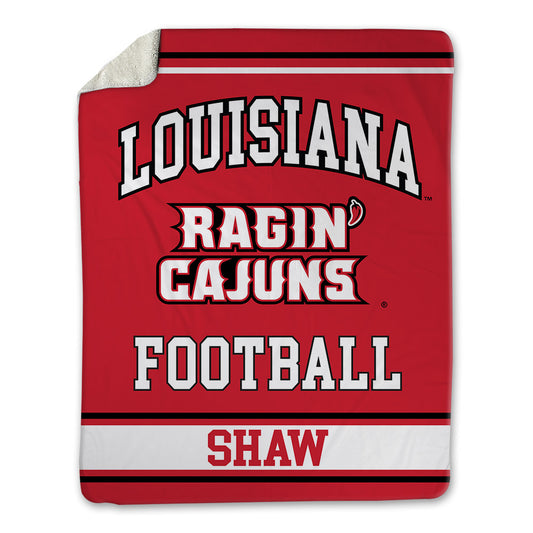 Louisiana - NCAA Football : Anthony Shaw - Blanket-0