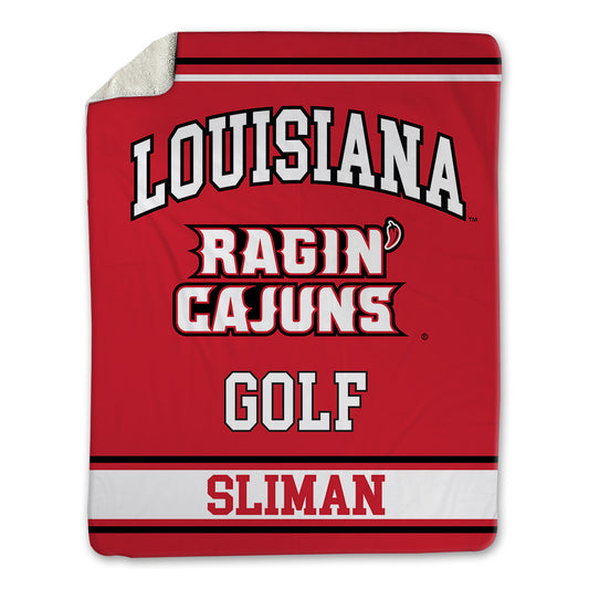 Louisiana - NCAA Men's Golf : Drew Sliman - Blanket-0