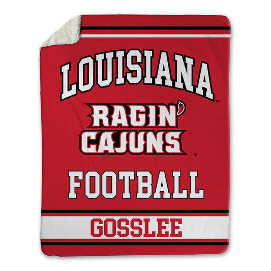 Louisiana - NCAA Football : Patrick Gosslee - Blanket-0
