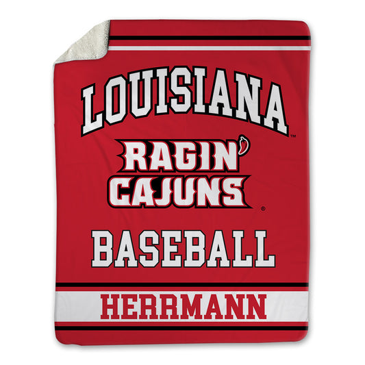 Louisiana - NCAA Baseball : Andrew Herrmann - Blanket-0
