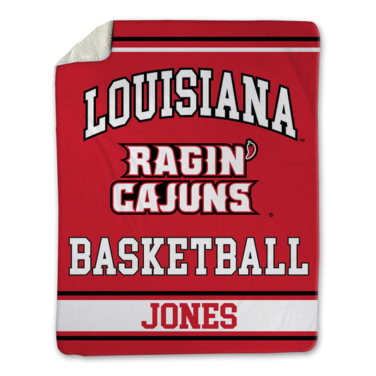 Louisiana - NCAA Men's Basketball : Todd Jones - Blanket-0