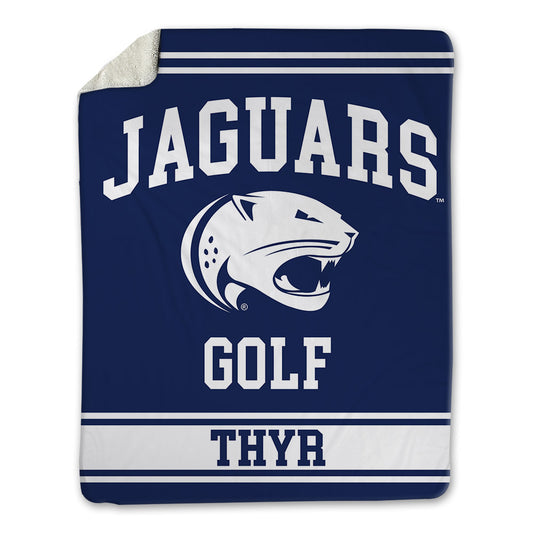 South Alabama - NCAA Men's Golf : Hugo Thyr - Blanket-0