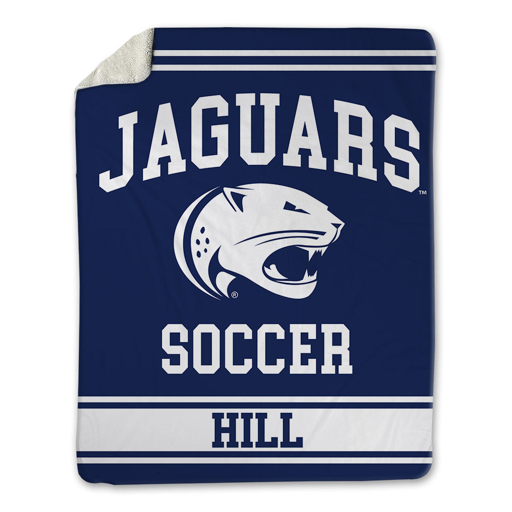 South Alabama - NCAA Women's Soccer : Zamiyah Hill - Blanket-0