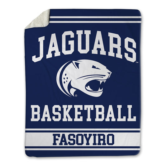 South Alabama - NCAA Men's Basketball : Dylan Fasoyiro - Blanket-0