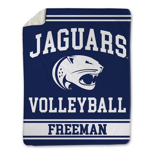 South Alabama - NCAA Women's Volleyball : Alivia Freeman - Blanket-0