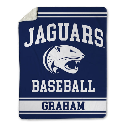 South Alabama - NCAA Baseball : Konnor Graham - Blanket-0