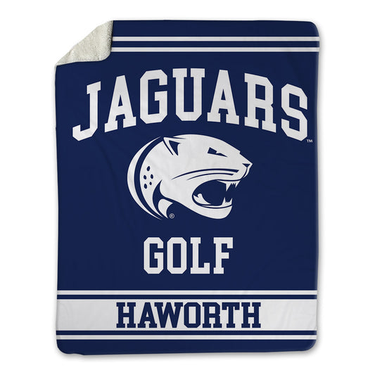 South Alabama - NCAA Men's Golf : Easton Haworth - Blanket-0