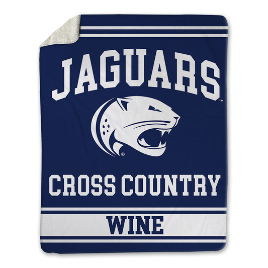 South Alabama - NCAA Men's Cross Country : James Wine - Blanket-0