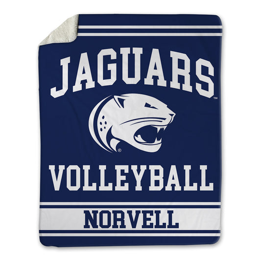 South Alabama - NCAA Women's Volleyball : Halle Norvell - Blanket-0