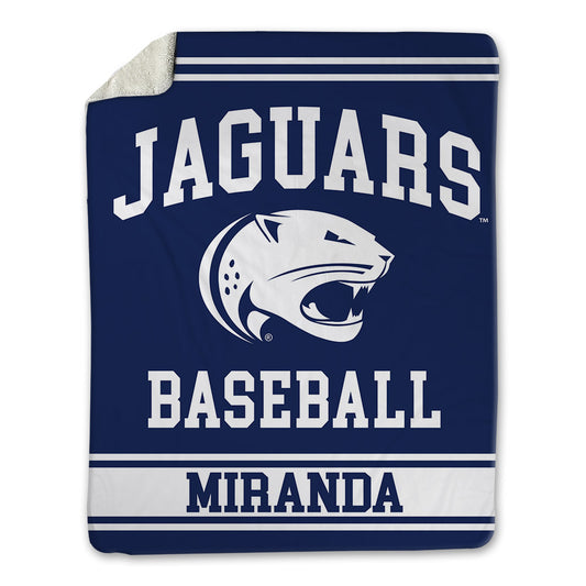 South Alabama - NCAA Baseball : Talan Miranda - Blanket-0