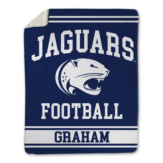 South Alabama - NCAA Football : Jerrian Graham - Blanket-0