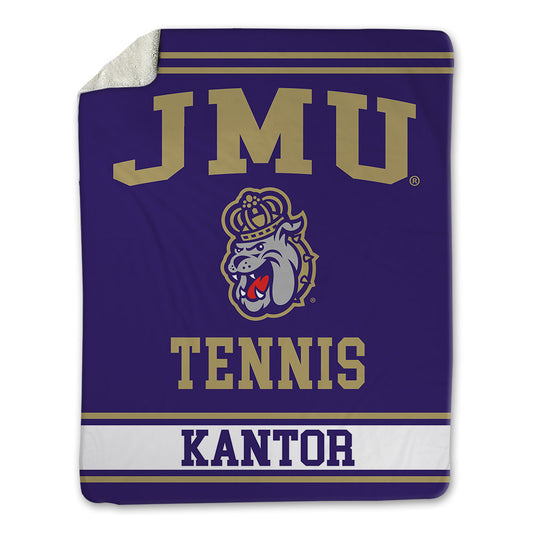 JMU - NCAA Women's Tennis : Anna Kantor - Blanket-0