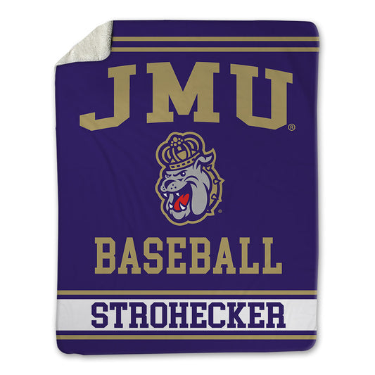 JMU - NCAA Baseball : Jonathan Strohecker - Blanket-0