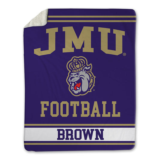 JMU - NCAA Football : Tyler Brown - Blanket-0