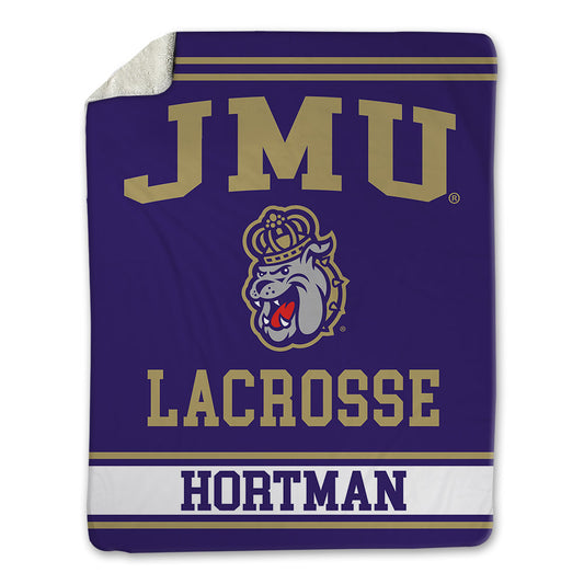 JMU - NCAA Women's Lacrosse : Sophie Hortman - Blanket-0