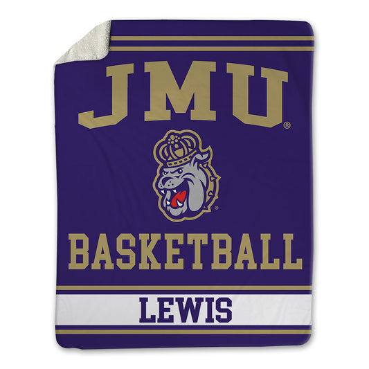 JMU - NCAA Women's Basketball : Kinley Lewis - Blanket-0
