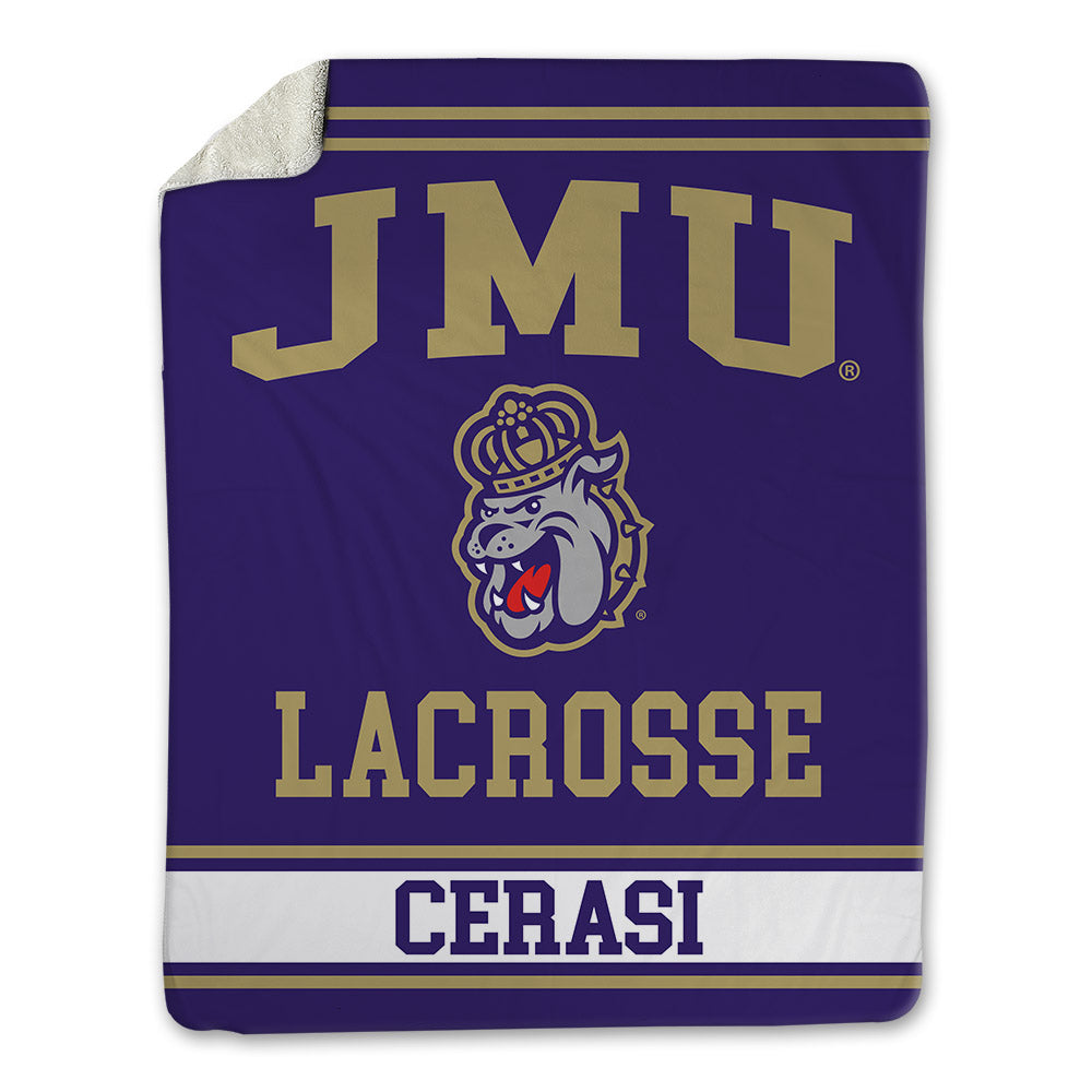 JMU - NCAA Women's Lacrosse : Juliana Cerasi - Blanket-0