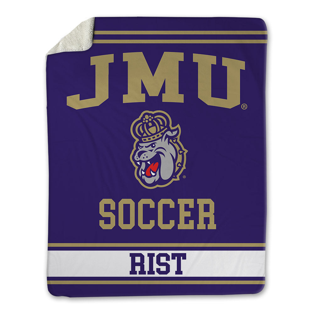 JMU - NCAA Women's Soccer : Kennedy Rist - Blanket-0