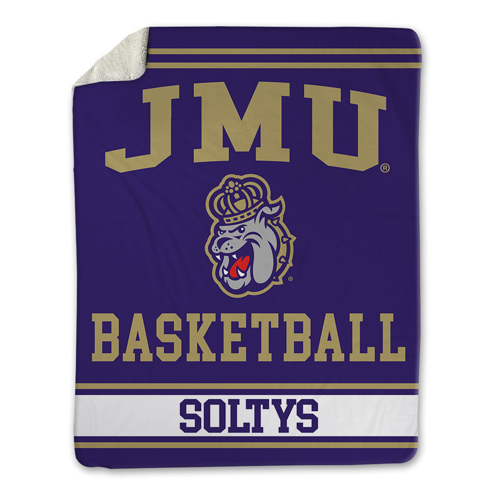 JMU - NCAA Women's Basketball : Delilah Soltys - Blanket-0