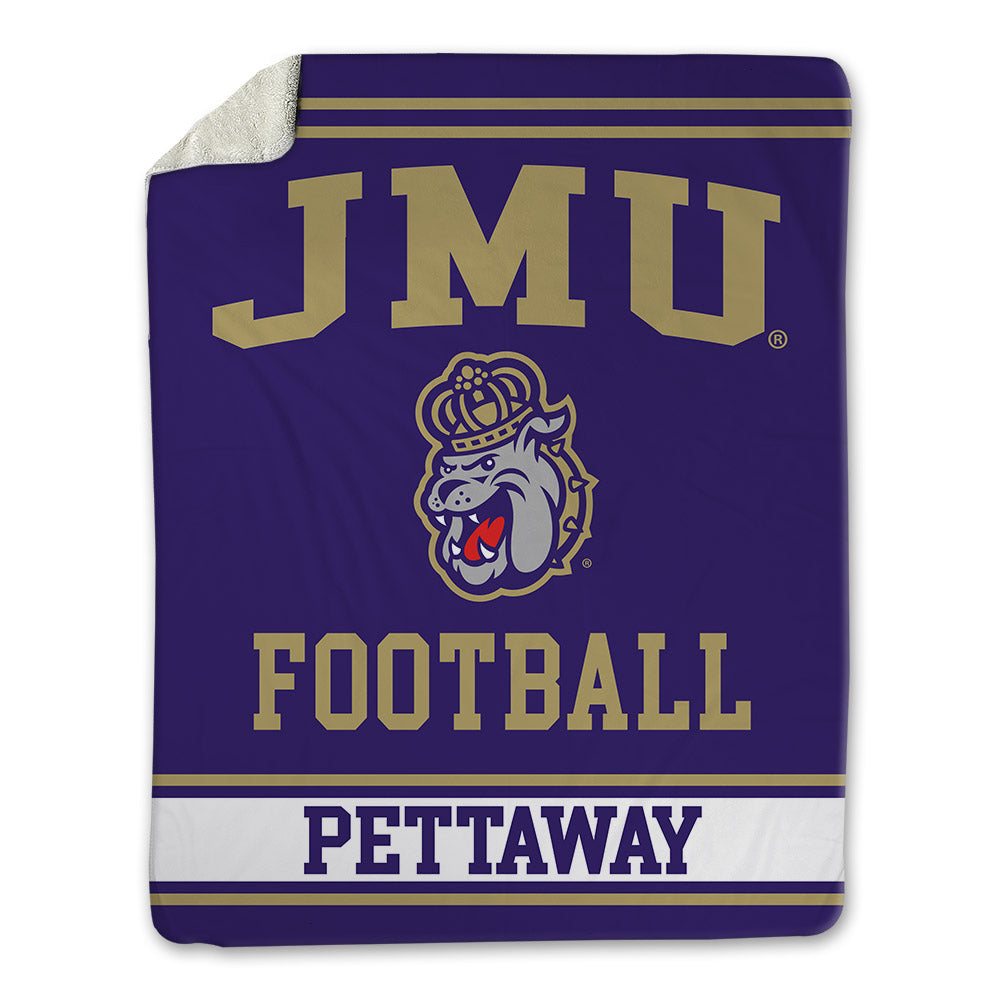 JMU - NCAA Football : George Pettaway - Blanket-0