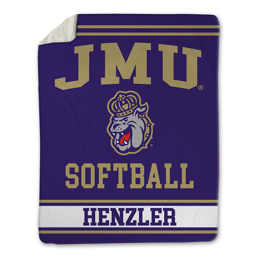JMU - NCAA Softball : Bella Henzler - Blanket-0