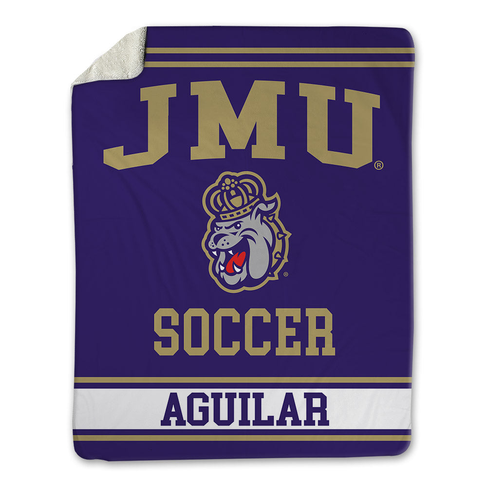 JMU - NCAA Men's Soccer : Jeffrey Aguilar - Blanket-0