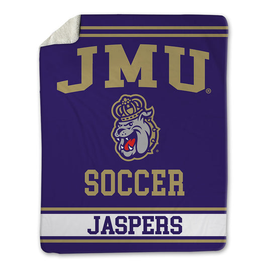 JMU - NCAA Men's Soccer : Erik Jaspers - Blanket-0