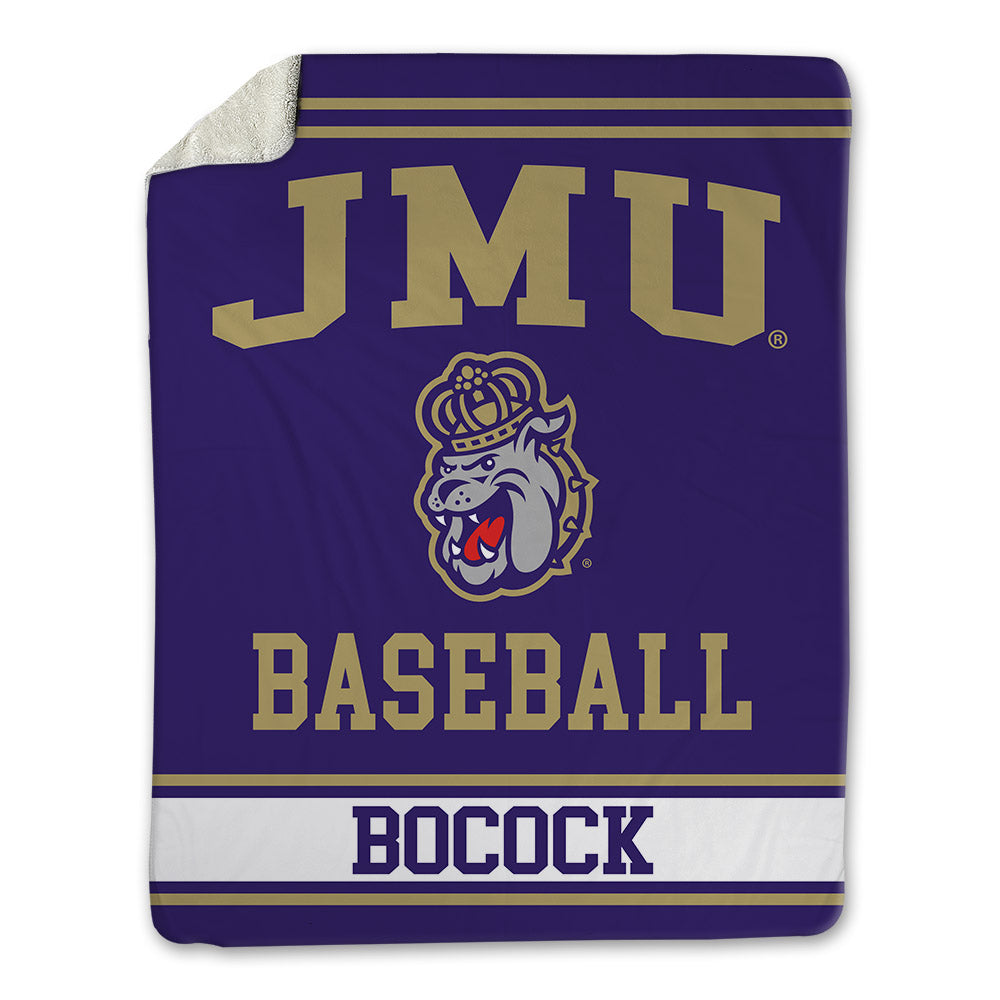 JMU - NCAA Baseball : Zach Bocock - Blanket-0