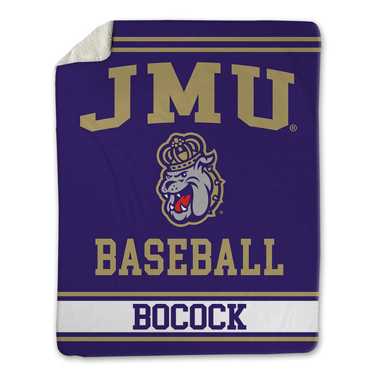 JMU - NCAA Baseball : Zach Bocock - Blanket-0