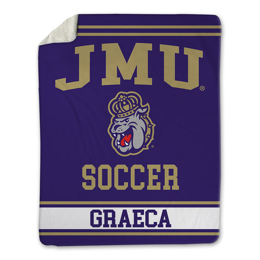 JMU - NCAA Women's Soccer : Emily Graeca - Blanket-0