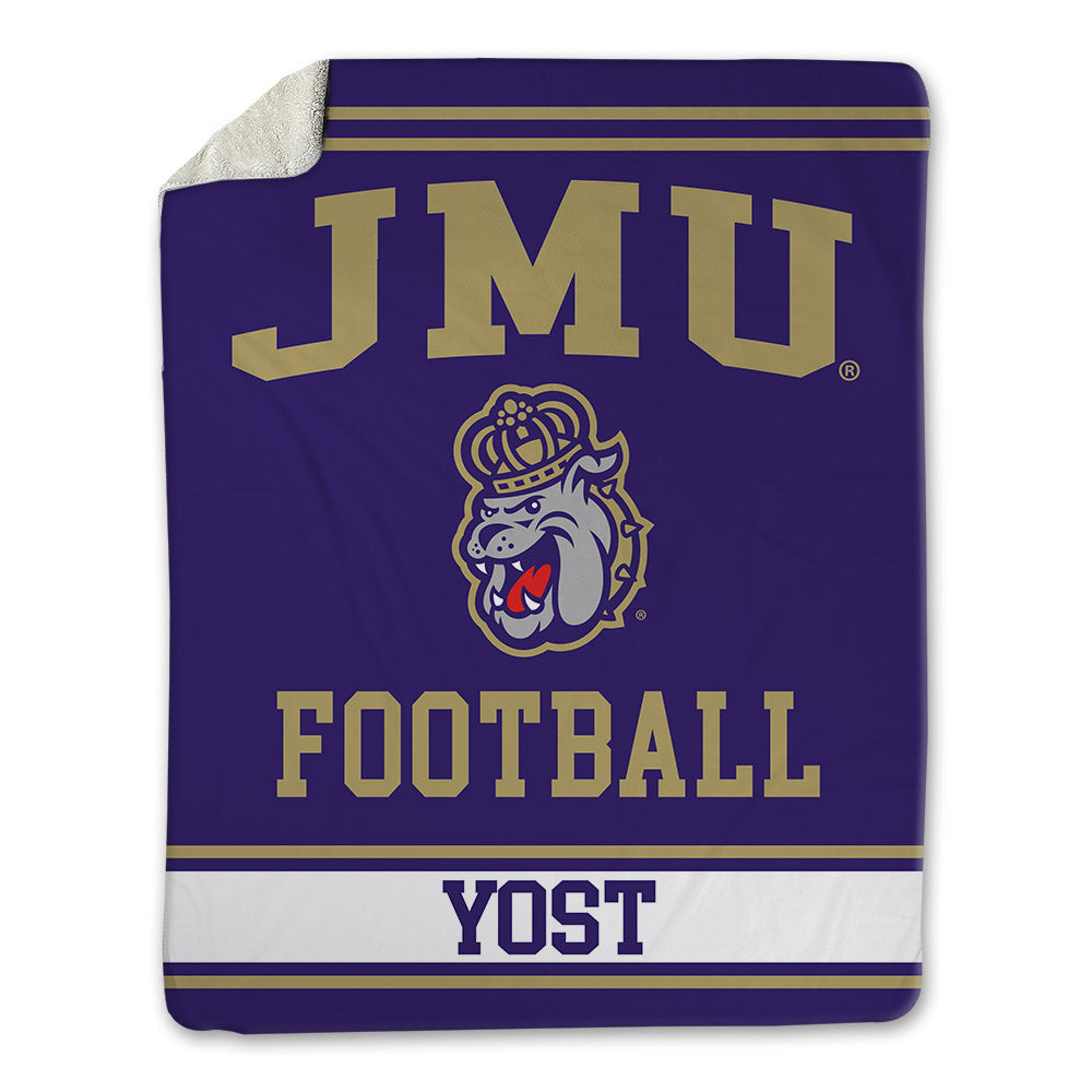 JMU - NCAA Football : Sue Yost - Blanket-0