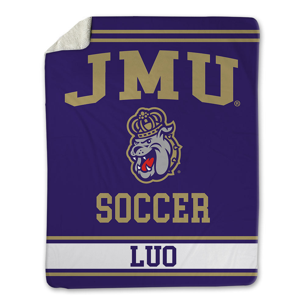 JMU - NCAA Women's Soccer : Gloria Luo - Blanket-0
