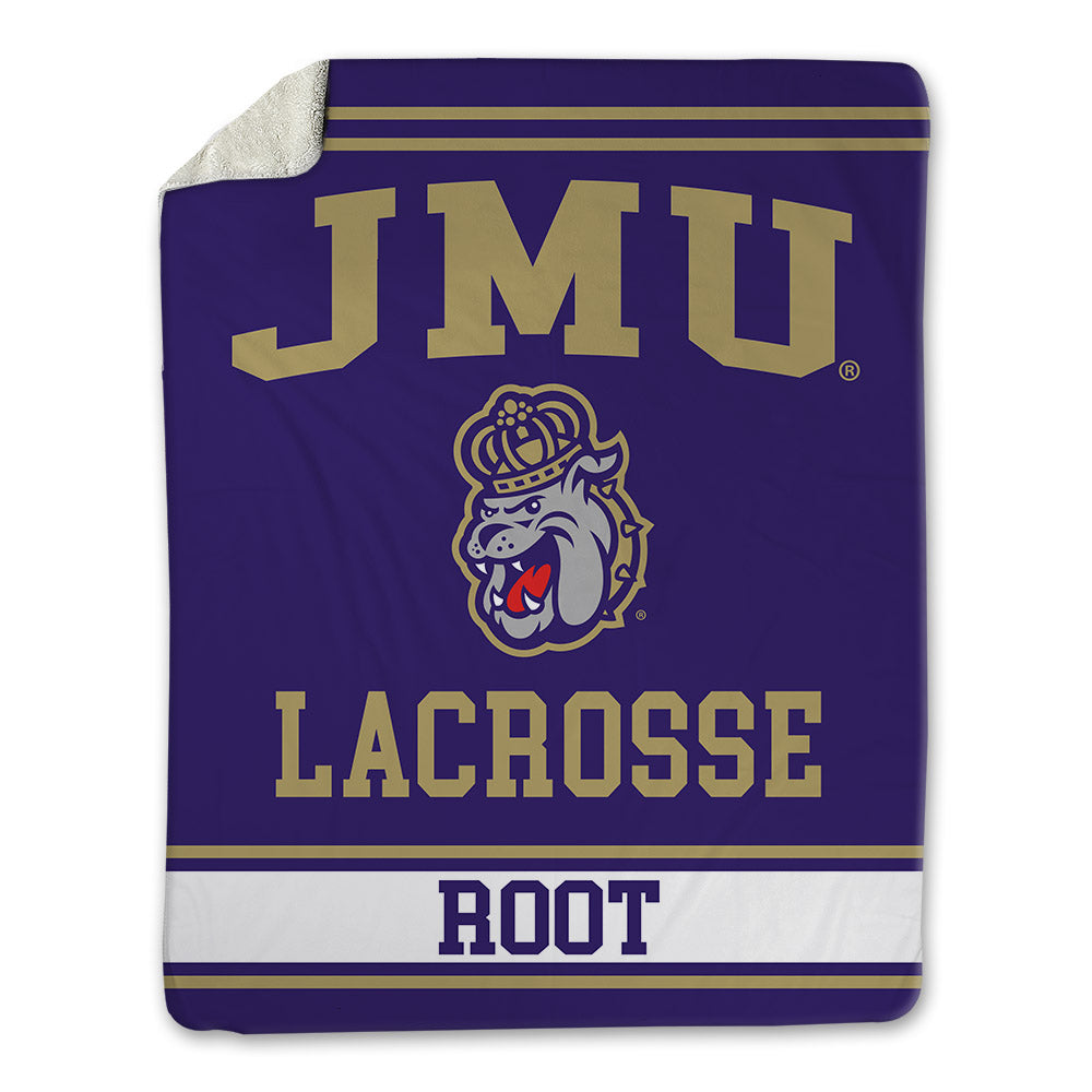 JMU - NCAA Women's Lacrosse : Payton Root - Blanket-0