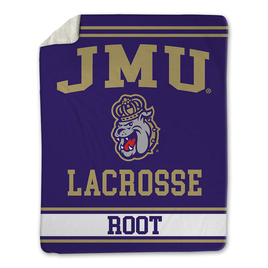 JMU - NCAA Women's Lacrosse : Payton Root - Blanket-0