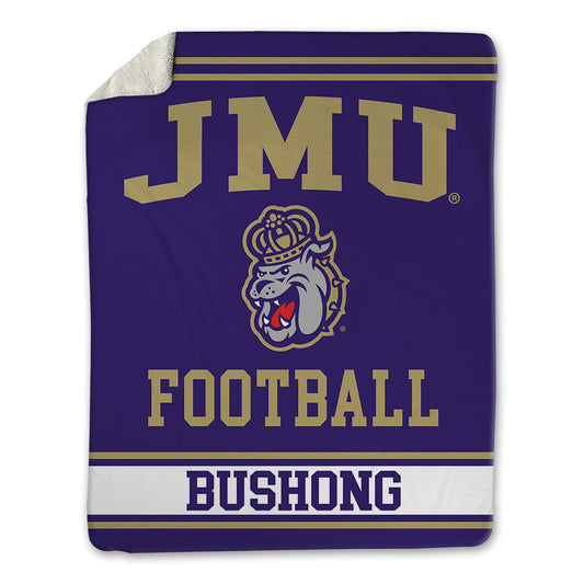 JMU - NCAA Football : Evan Bushong - Blanket-0