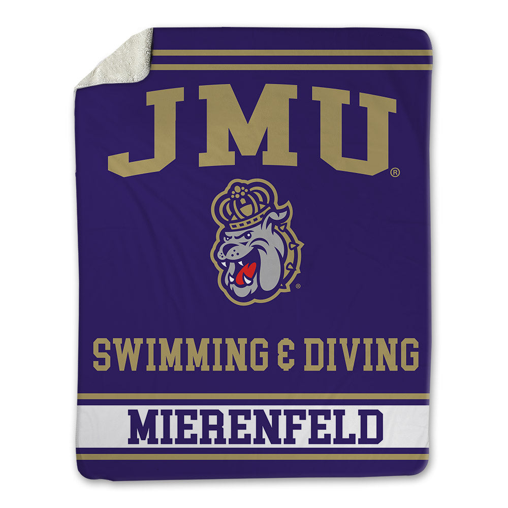 JMU - NCAA Women's Swimming & Diving : Ellie Mierenfeld - Blanket-0