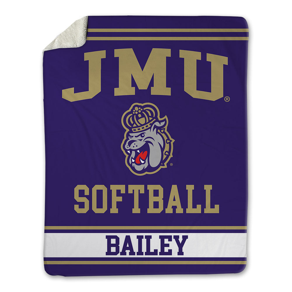JMU - NCAA Softball : Braelyn Bailey - Blanket-0