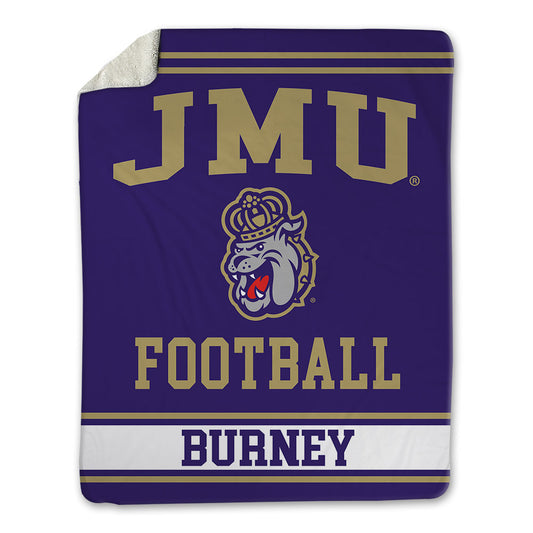 JMU - NCAA Football : Trace Burney - Blanket-0