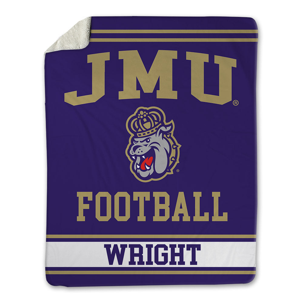 JMU - NCAA Football : KJ Wright - Blanket-0